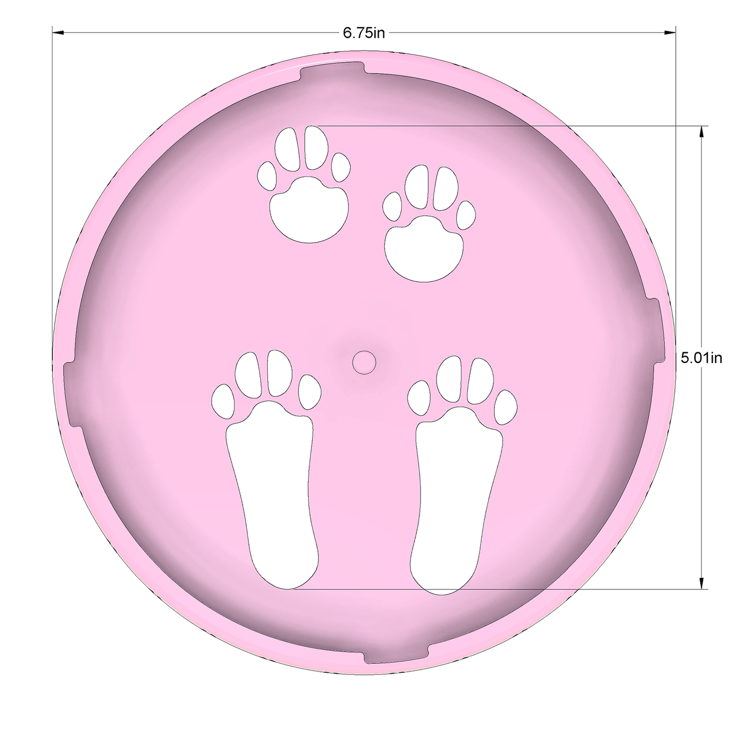 Bouncing Bunny Stencil Base