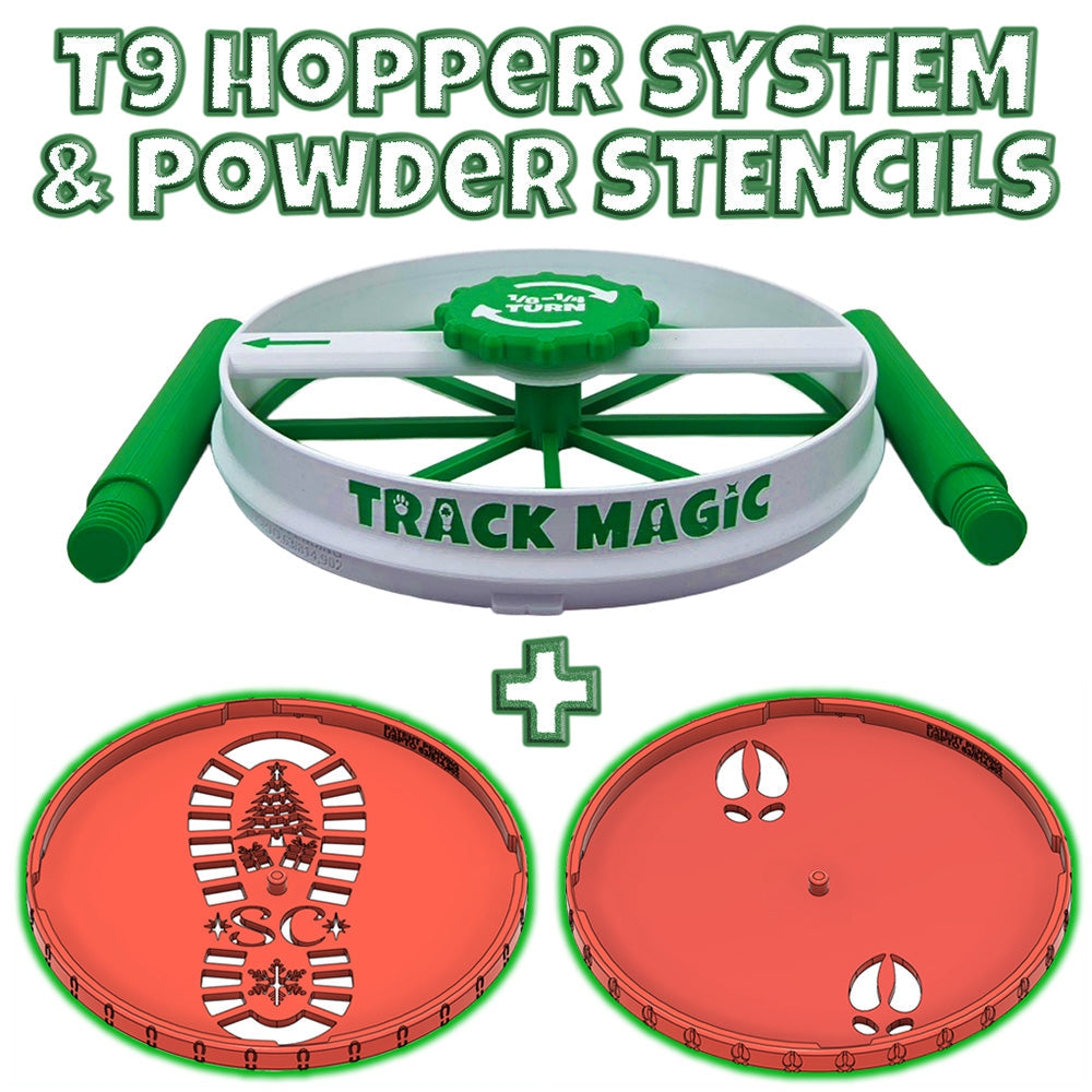 T9 Hopper & T9 Stencil Bases (9 Inch Size)