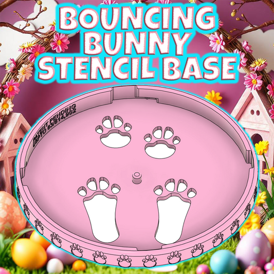 Bouncing Bunny Stencil Base