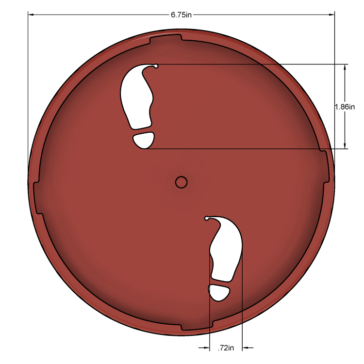 T6 Enchanted Elf "BERNARD" Powder Stencil Base