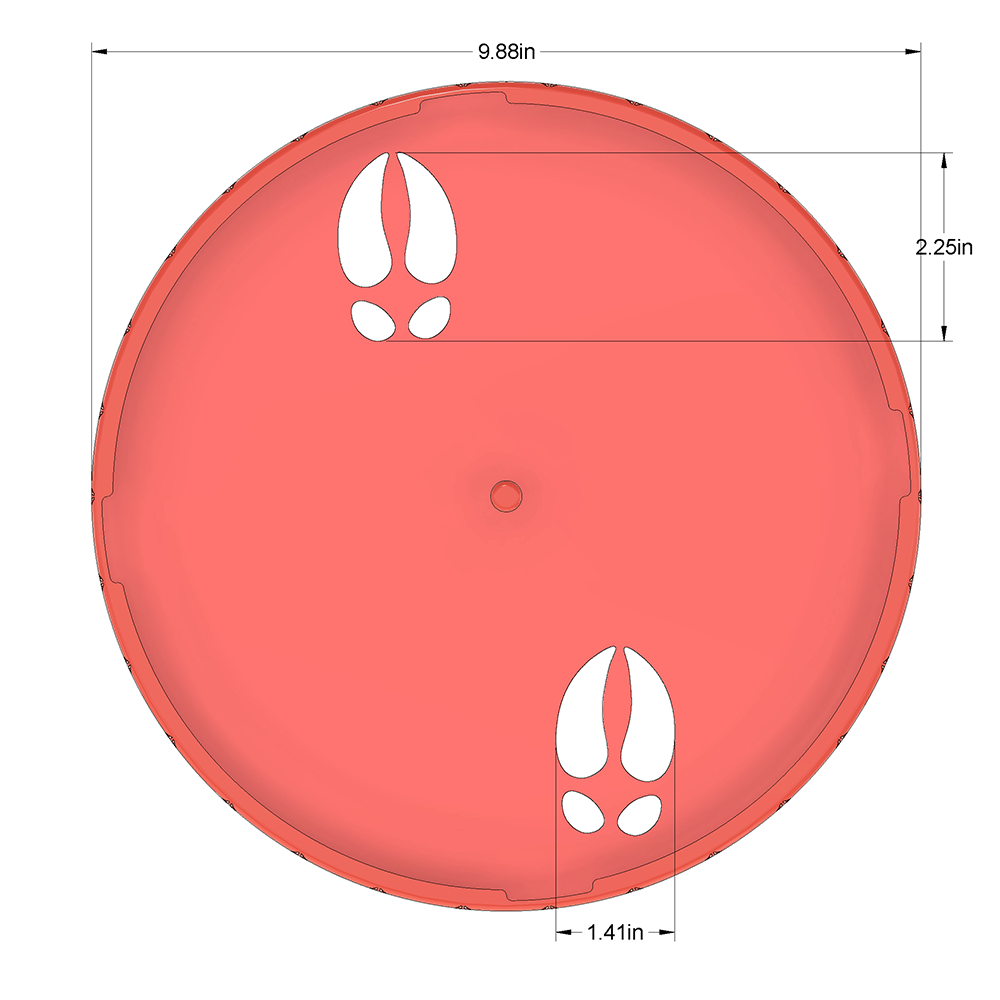 T9 Rustling Reindeer Stencil Base